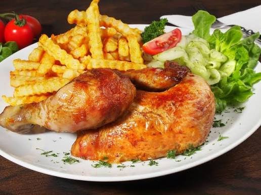 1/8  DE POLLO A LA BRASA